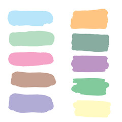 set of watercolor frames