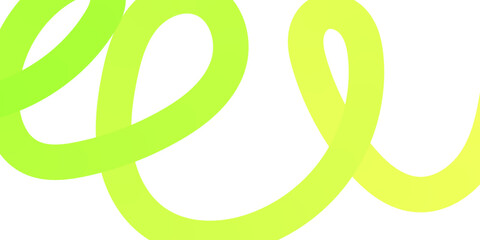 Abstract design featuring smooth, bright green curves with a glowing effect, perfect for modern and dynamic graphic projects.  Abstract background. Vector illustration © PolCreate