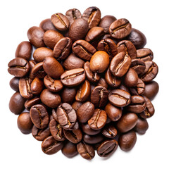 Naklejka premium Close-up of Roasted Coffee Beans