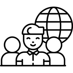 B2B Outsourcing Partnership Icon