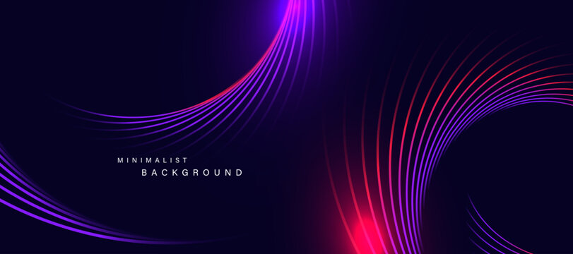 Abstract futuristic background. Dynamic geometric lines. Vector illustration.