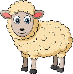vector illustration of a sheep