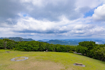 上見坂園地　展望台からの風景