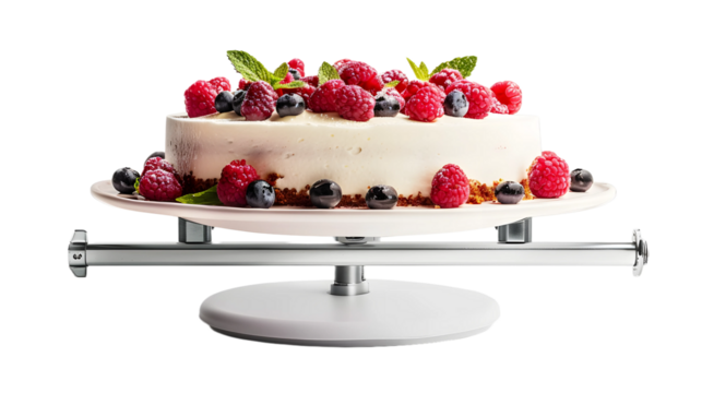 Cake Leveler with Adjustable Blades on transparent background PNG.