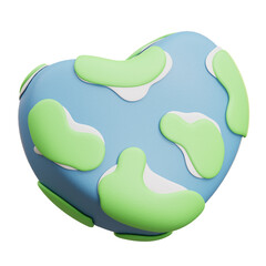 Heart Shaped Earth Model