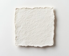 Handmade paper texture, white background, design element, mockup