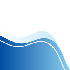 Blue Curve Vector