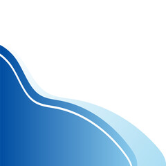 Blue Curve Vector