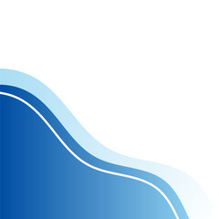 Blue Curve Vector