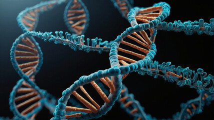 Abstract Visualization of Intertwined DNA Double Helix Structures.

