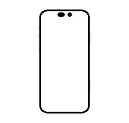 Realistic smartphone mockup.