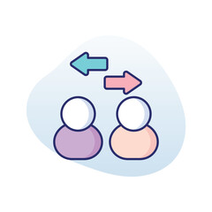 Interchange  Vector icon