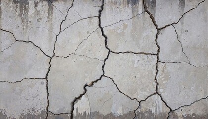 Obraz premium Cracked concrete surface texture