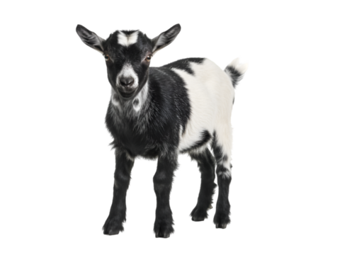 goat on white background
