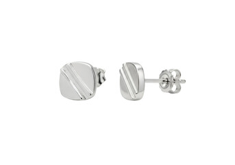 Naklejka premium earrings on white background