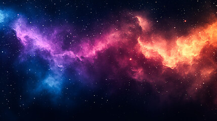 Fototapeta premium Dark noise texture background, grainy blue purple orange glowing color gradient wave, black backdrop banner poster design