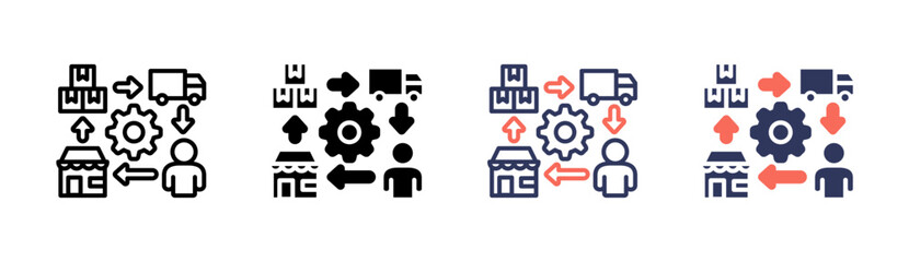 Supply Chain Icon