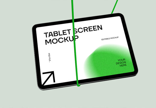 Floating Tablet Mockup