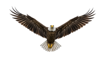 eagle on white background