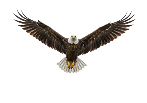 eagle on white background