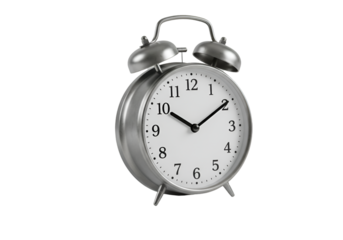 clock on white background