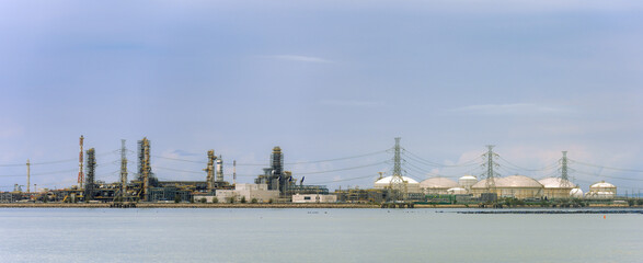 Fototapeta premium Electric power plant.