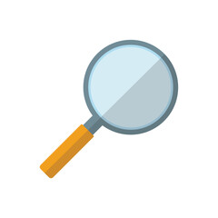 Illustration of a magnifying glass icon. Magnifying magnifying glass zoom zoom icon professionally on white background