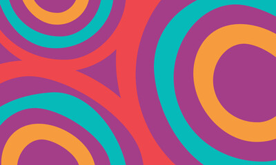 Beautiful geometric background. Figures of different shapes. Tribal form. Flowers. Geometric design. Creative textures. Colorful art. Modern graphic poster. Retro color. Vector illustration