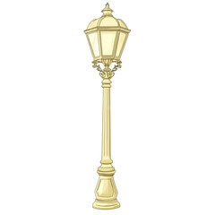 Street lights isolated 