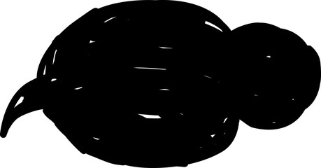 Hand drawn speech bubble