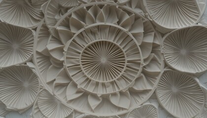 Intricate decorative ceiling design modern architecture art piece indoor environment aesthetic viewpoint contemporary concept