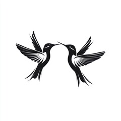 Obraz premium Hummingbird Love