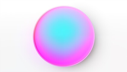 abstract pink purple holographic circle line
