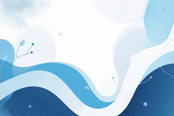 Fototapeta premium Blue and white abstract vector backdrop