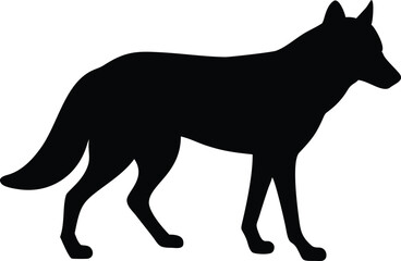 wolf silhouette