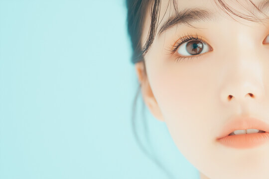 美女の目元 The eyes of a beautiful woman