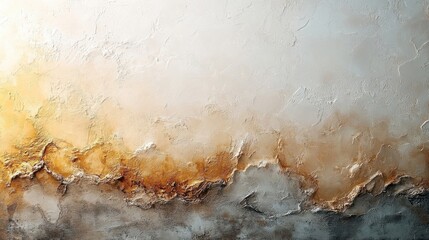 Abstract Metallic Surface with Brown and Gold Accents and Textured Details