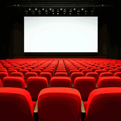 Fototapeta premium movie theater seats