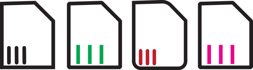 Memori Card  vector Icon