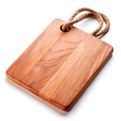 Natural Wooden Cutting Board with Rope Handle: Durable, Eco-Friendly Kitchen Tool