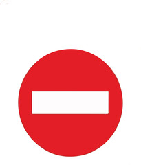  Do Not Enter icon vector design