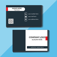 company business card design template