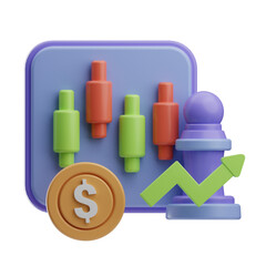 Financial Strategy Icon Set