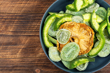 Mix of dried and candied fruit.