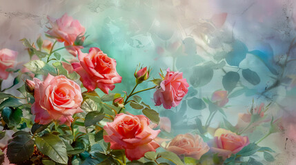 Romantic Rose Watercolor Collection