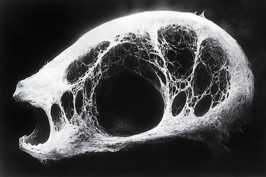 Spiderweb Skull Profile