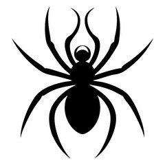 Clean and Bold Spider Silhouette