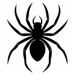 Clean and Bold Spider Silhouette