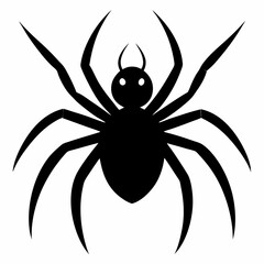 Clean and Bold Spider Silhouette