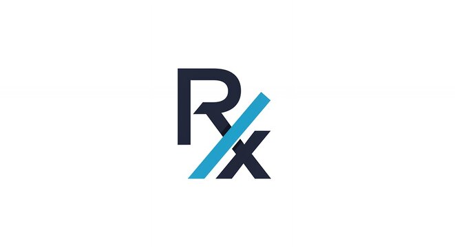Best Rx Logo Rx Logo Design Png